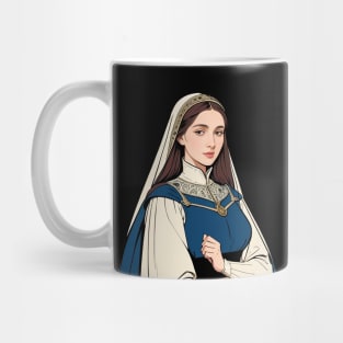 Medieval Middle Class Merchant Woman Mug